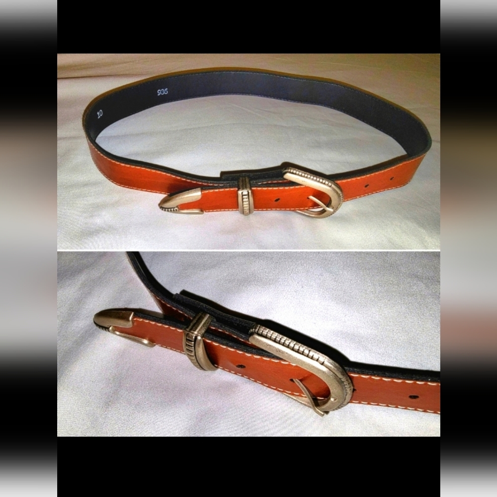 Brown Belt with Silver